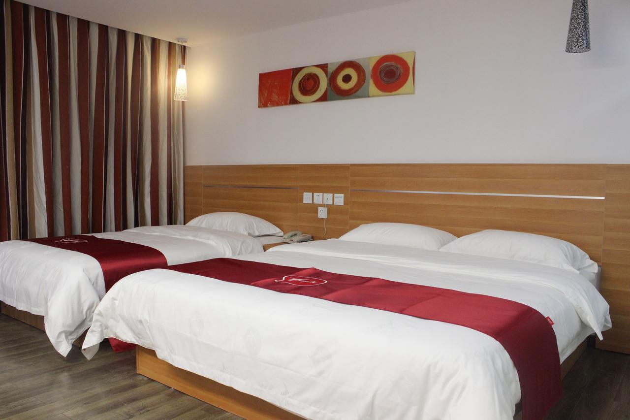 Thank Inn Chain Hotel Guangdong Shenzhen Baoan International Airport Exterior foto